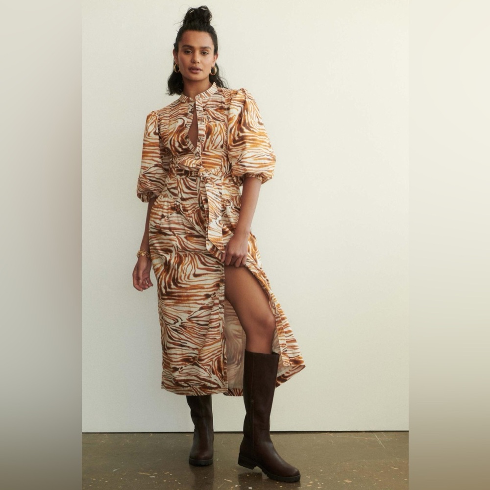 Love the Label Printed Midi Dress